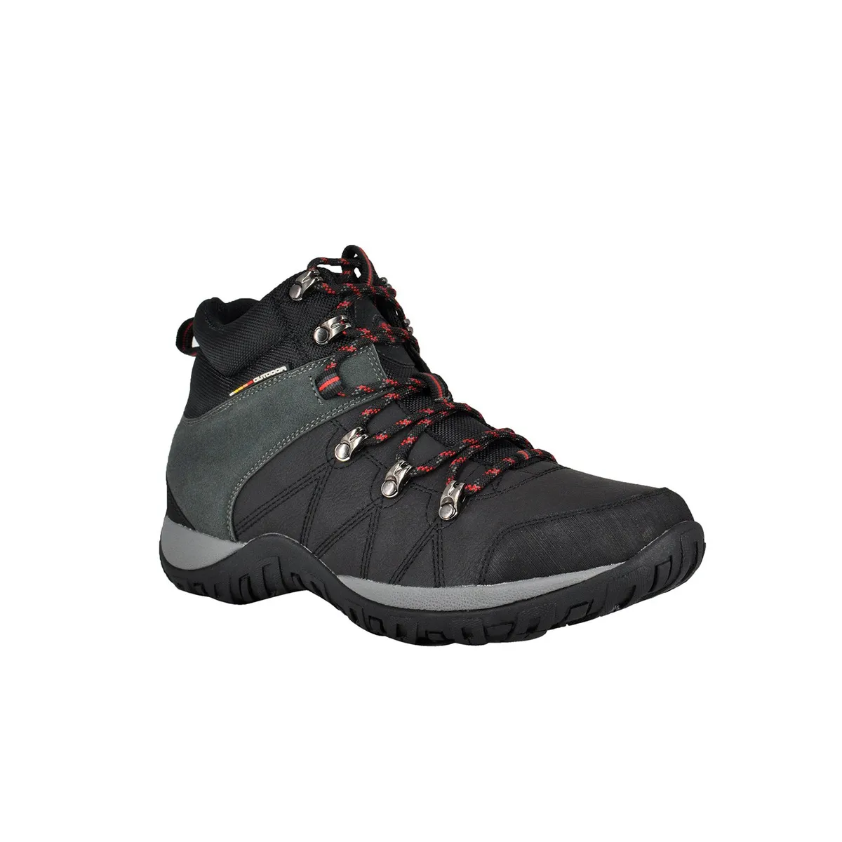 UNS - Botin Outdoor Hombre Negro Saman Unisport