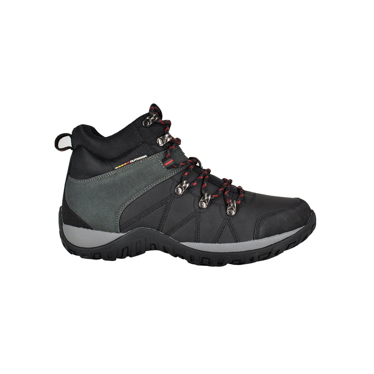 UNS - Botin Outdoor Hombre Negro Saman Unisport