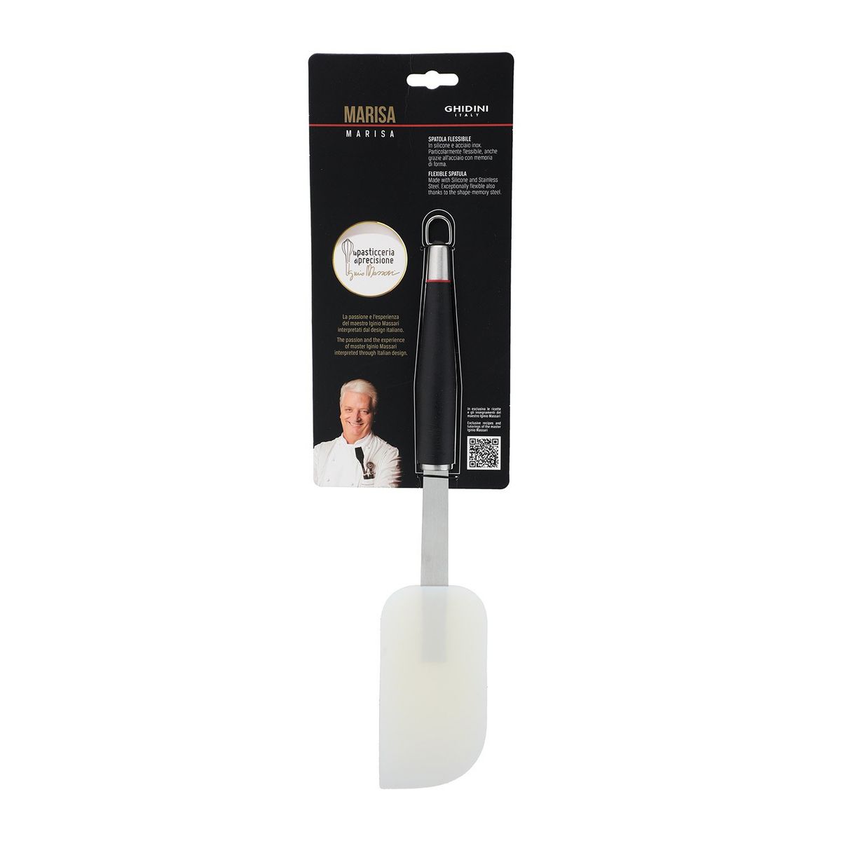 GHIDINI - Espatula Flexible Silicona Massari