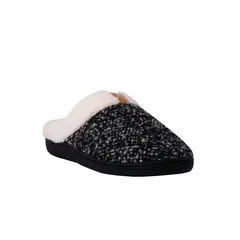 PASSER - Pantufla Mujer Negro Helio