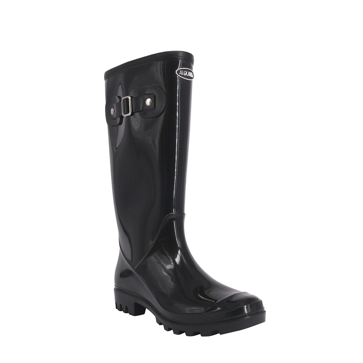 ALQUIMIA - Bota de Agua con Polar Mujer Negro Naiad Alquimia