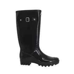 ALQUIMIA - Bota de Agua con Polar Mujer Negro Naiad
