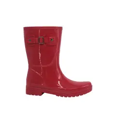 ALQUIMIA - Bota de Agua con Polar Mujer Rojo Cressida
