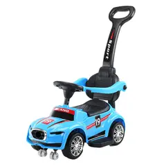 MUNDO ONLINE - Auto Correpasillos Andador 2 en 1 con Mango
