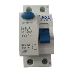 LEXO - INTERRUPTOR DIFERENCIAL 2x63 30mA