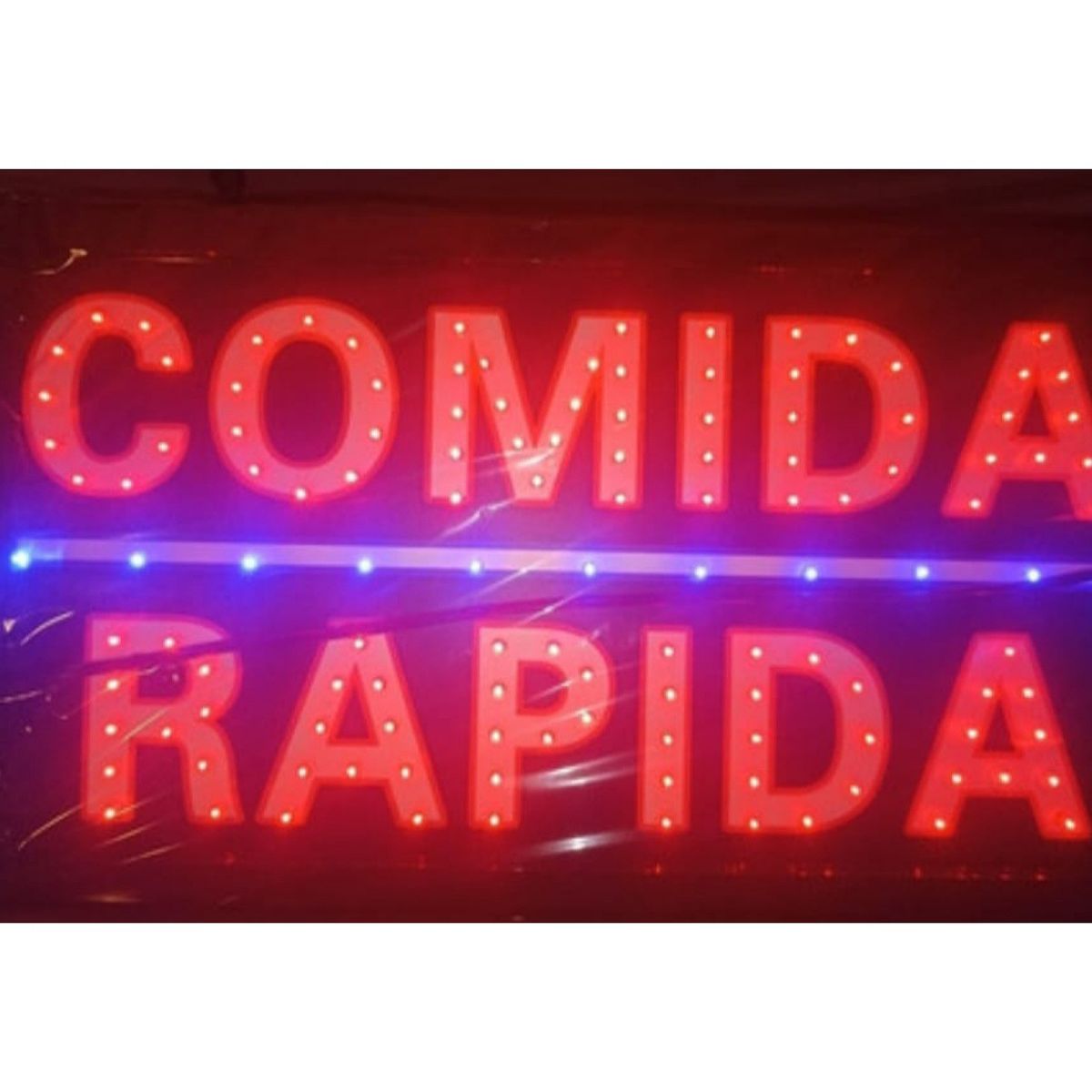 GENERICO - Letreros LED luminosos para negocios comida rapida