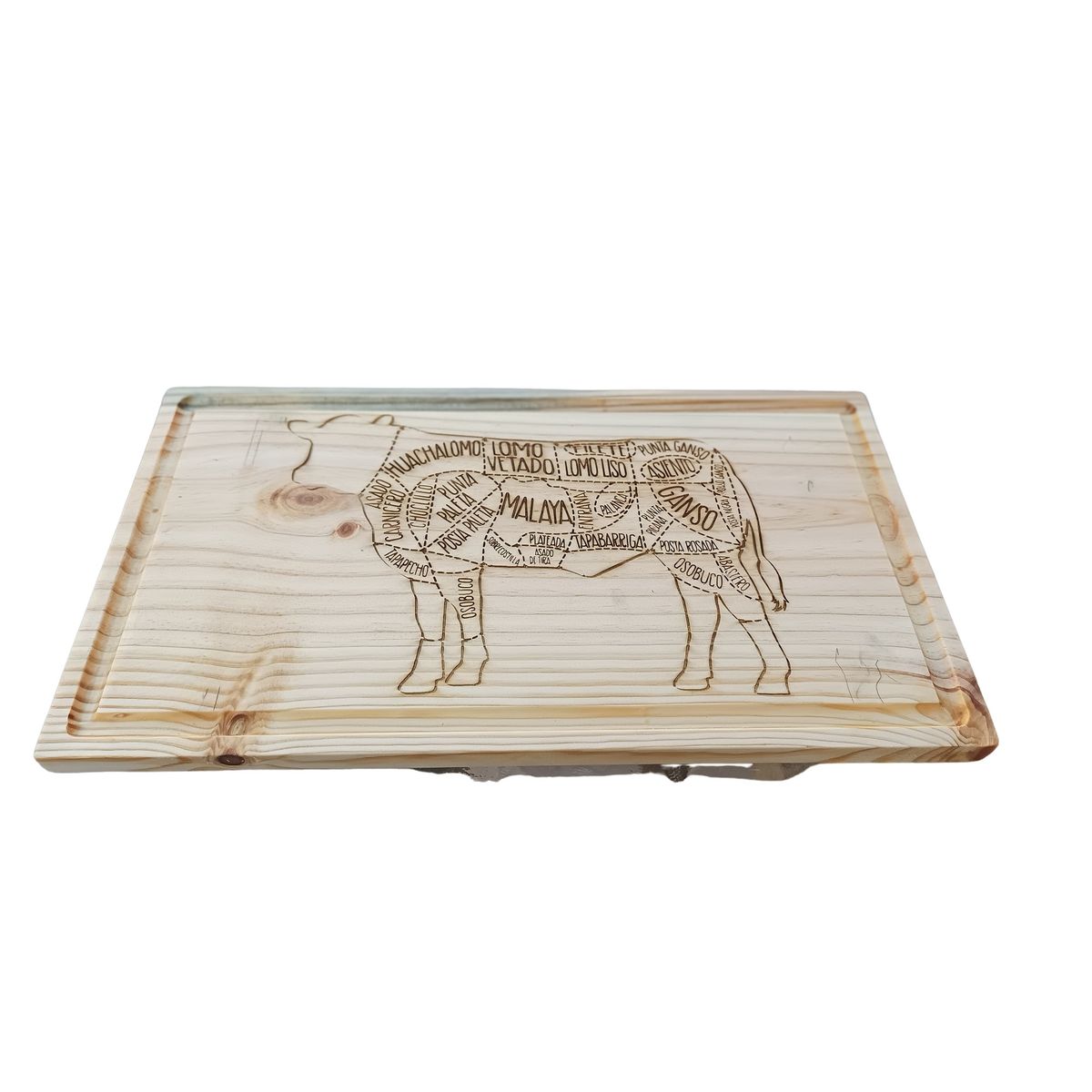 GENERICO - Tabla Madera Mapa Vacuno
