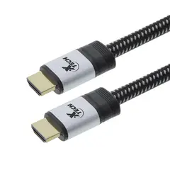 XTECH - Cable Trenzado HDMI Alta Veloc 1,8Mts en Blister XTC-626 Negro