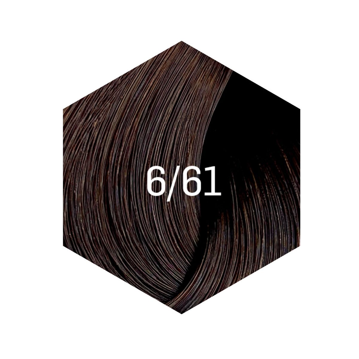 LAKME - tintura permanente 60ml 6/61 rubio oscuro marrón ceniza