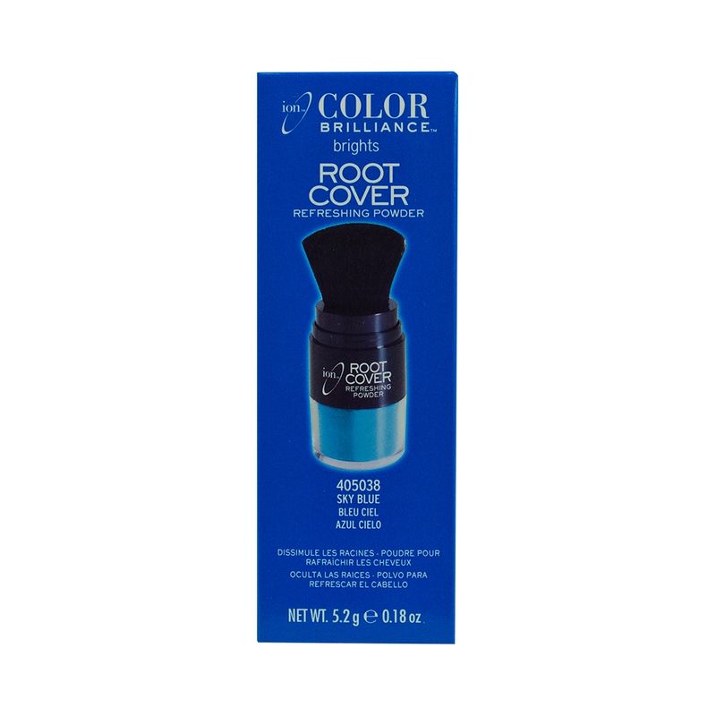 ION - Polvo lavable color fantasía para colorear el cabello Azul 5.2gr
