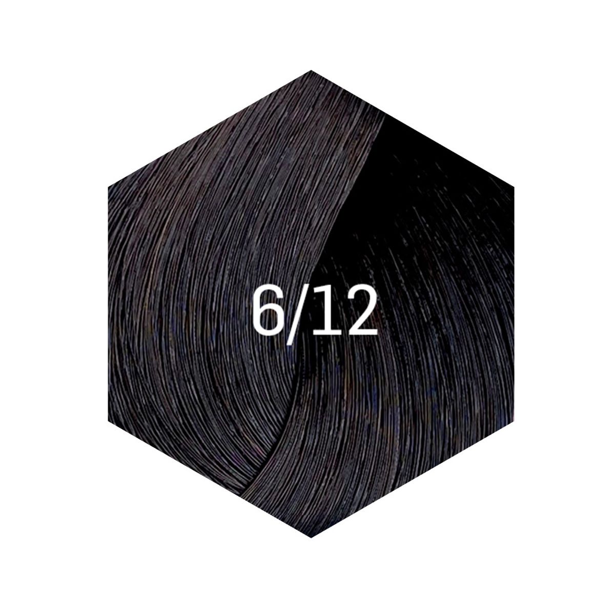 LAKME - tintura permanente 60ml 6/12 ceniza violeta oscuro