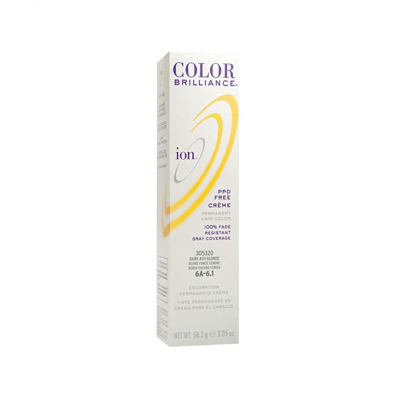 ION - Tinte Permanente En Crema Ion Rubio oscuro cenizo 6A