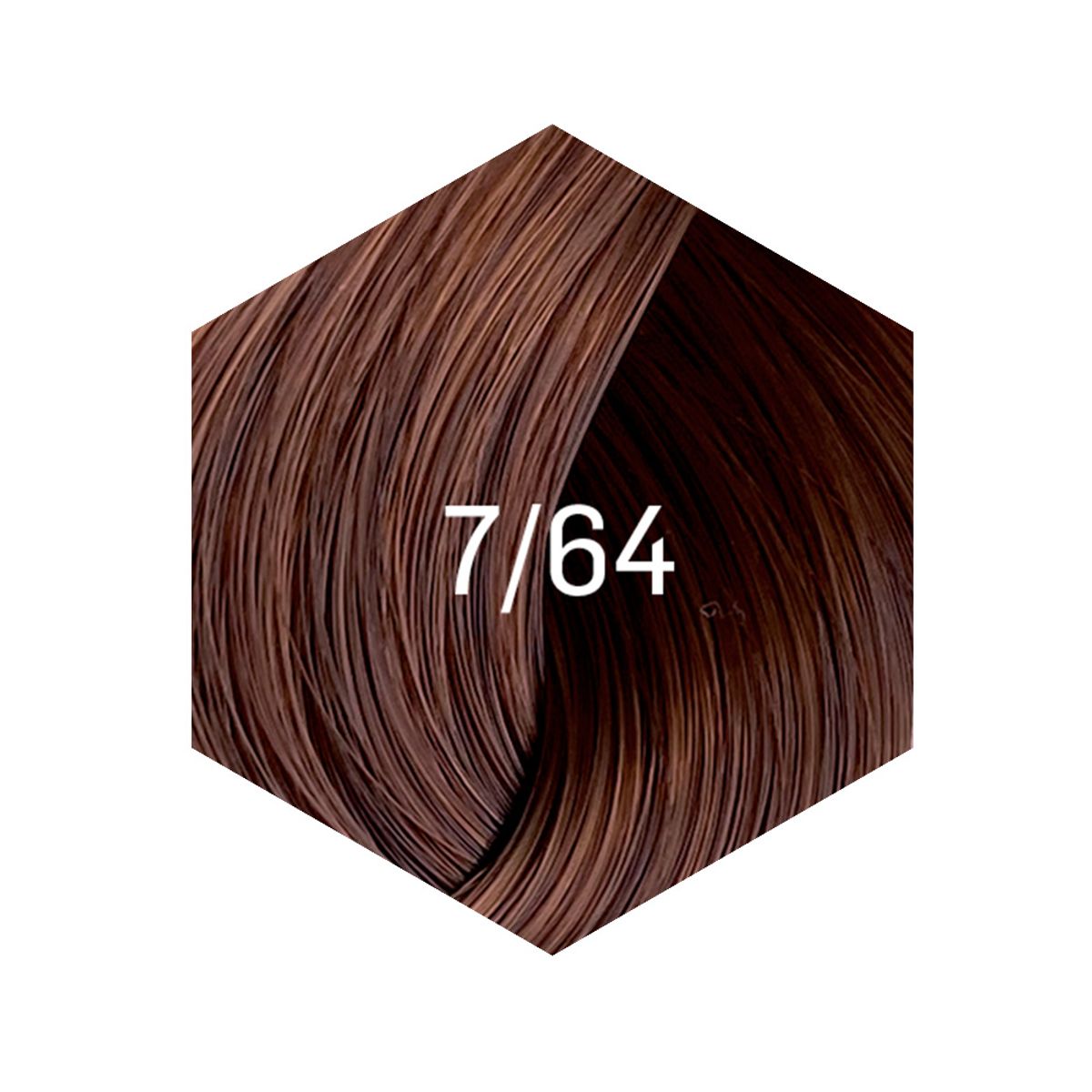LAKME - tintura permanente 60ml 7/64 rubio medio marrón cobre