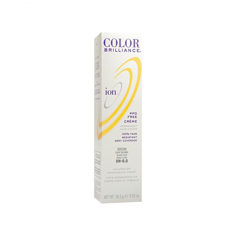 ION - Tinte Permanente En Crema Ion Rubio claro 8N