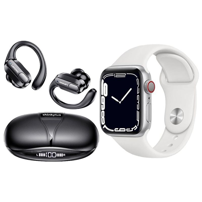 LENOVO - Audífonos Lenovo LP40 PRO Inalámbricos + Smartwatch T900 Pro Max