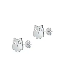 ROKASS JOYAS - PENDIENTES TIERNO BUHO