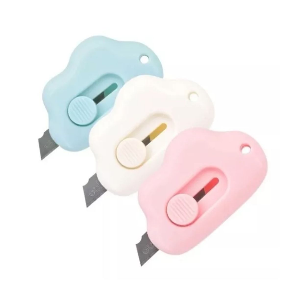 GENERICO - Mini Corta Cartón Cuchillo Cartonero Portátil Forma De Nube