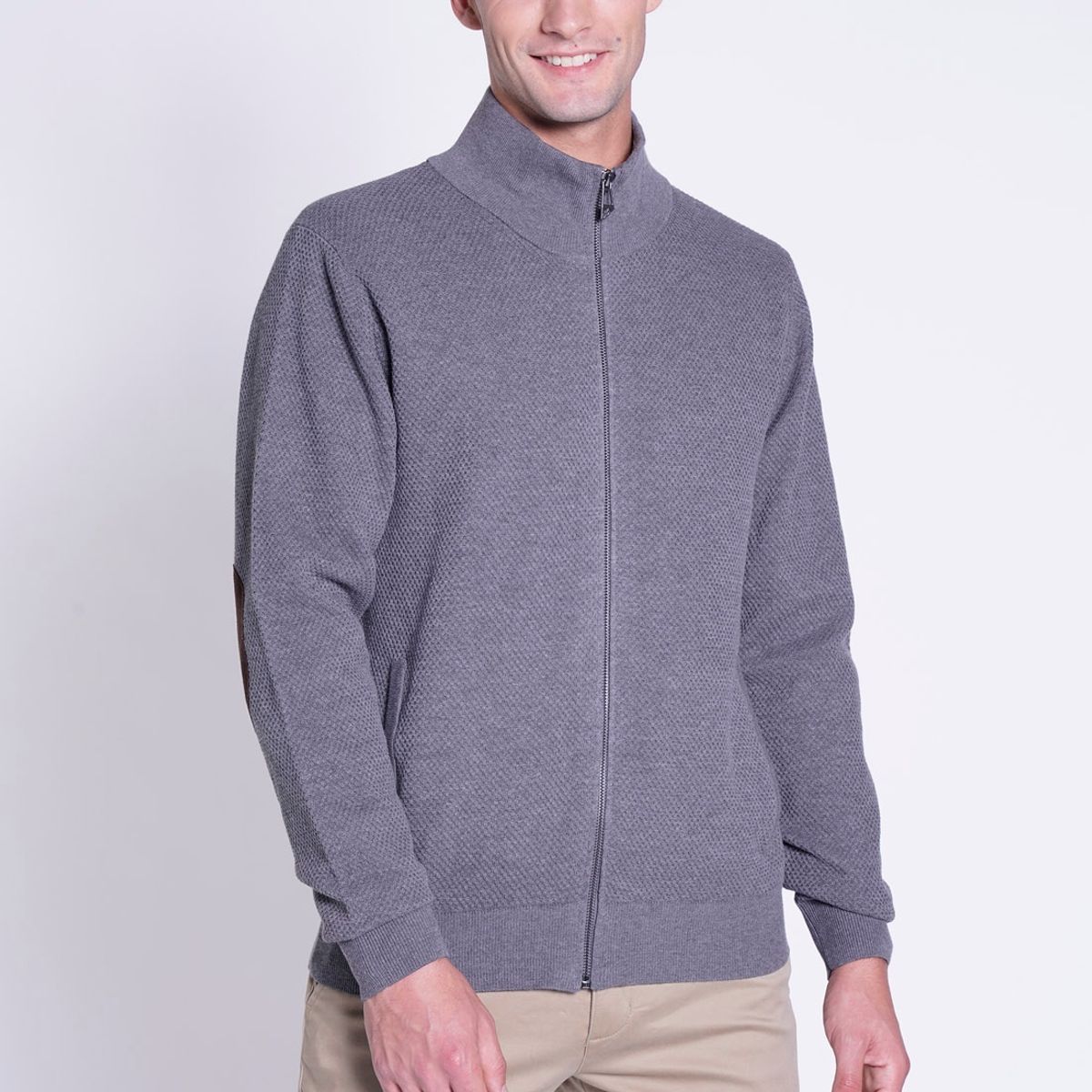 NEW MAN - Sweater Cope Gris New Man