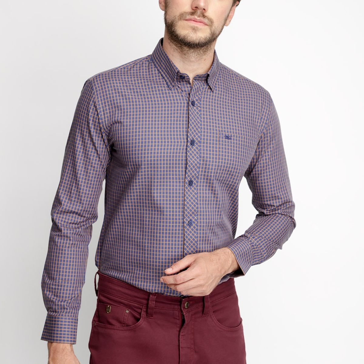 FEROUCH - Camisa Checkered Hudson F Multicolor Ferouch