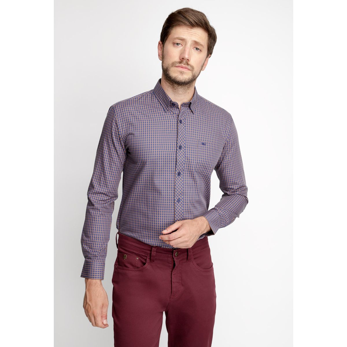 FEROUCH - Camisa Checkered Hudson F Multicolor Ferouch