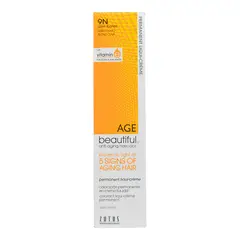 AGE BEAUTIFUL - Tinte Permanente Anti-Edad En Crema Liquida De 60 ml Rubio Claro 9N Age