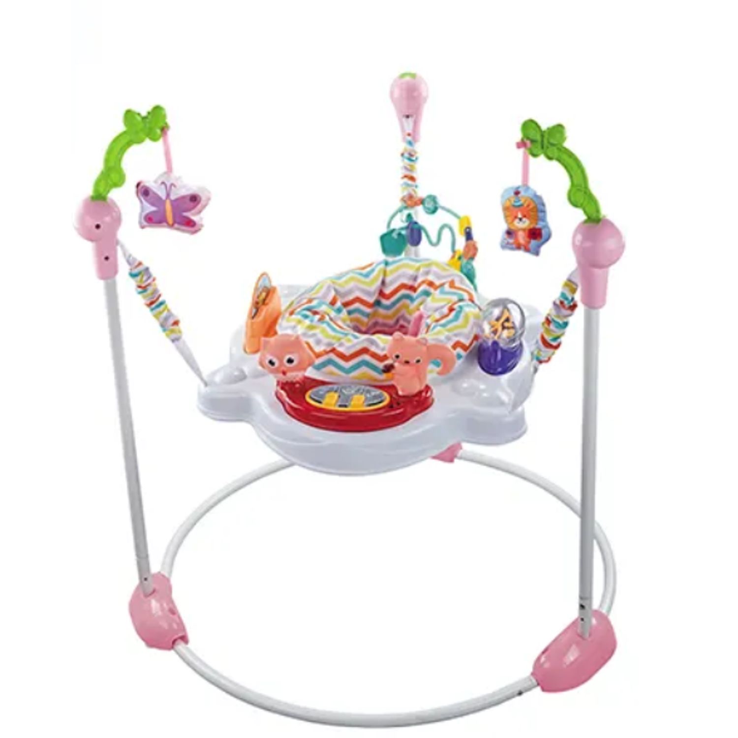 LA PEQUETERIA Centro de entretención bebé, saltarina, Rosado