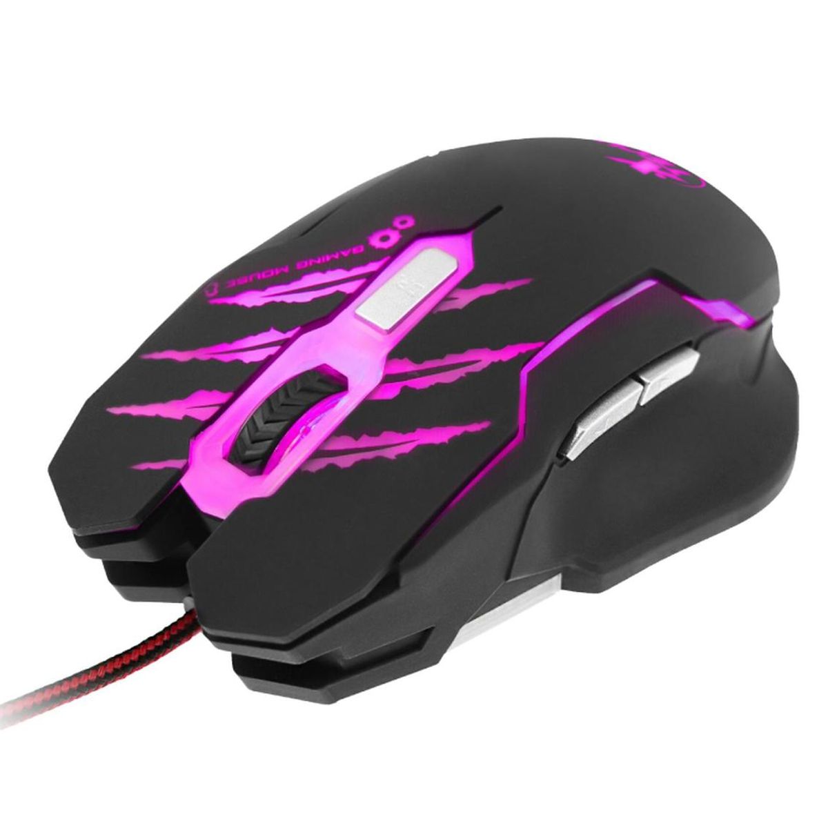 XTECH - Mouse Gamer Xtech USB 6Bot LED 4Col 3200dpi XTM-610 Negro