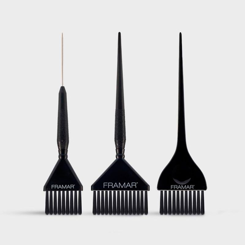 GENERICO - Set peines para Tinturas Framar negro 3 un