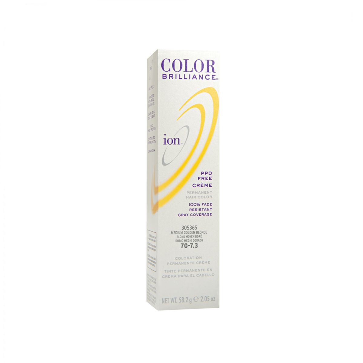 ION - Tinte Permanente En Crema Ion Rubio medio dorado 7G