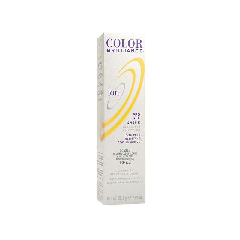 ION - Tinte Permanente En Crema Ion Rubio medio dorado 7G