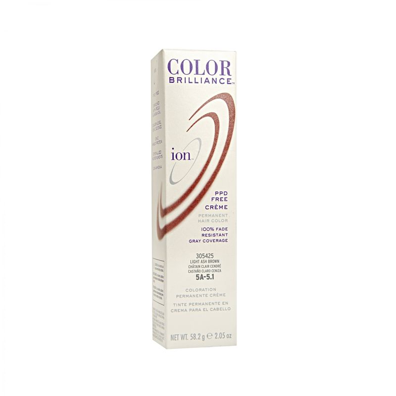 ION - Tinte Permanente En Crema Ion Castaño claro cenizo 5A