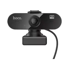 HOCO - Webcam HD 2K DI06 Negro 4 Millones de Píxeles USB con Micrófono