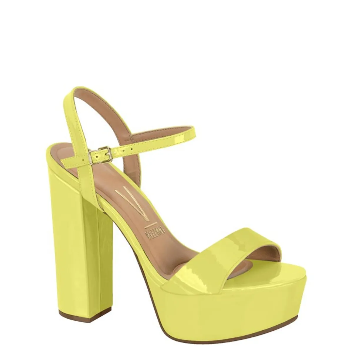 VIZZANO - Sandalia Mujer Plataforma Amarillo Vizzano