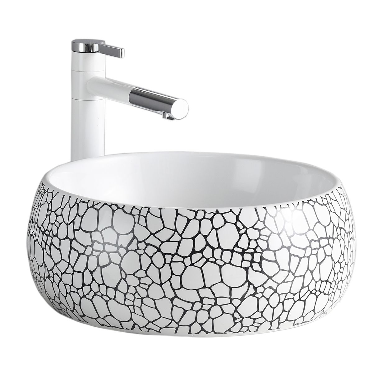 DOMSA - Lavamanos Sobreponer Domsa SLC822 GUIJARROS / 40x40x15