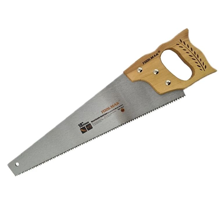 GENERICO Serrucho Carpintero Con Mango De Madera 18 Pulgadas Toolmak