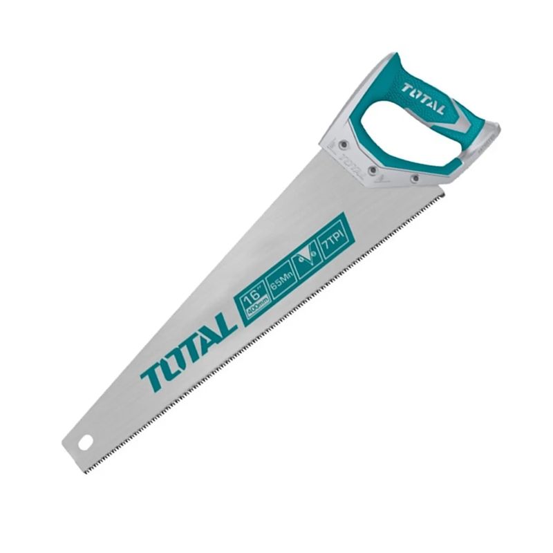 TOTAL TOOLS - Serrucho Carpintero Con Mango De Fibra 16 Pulgadas