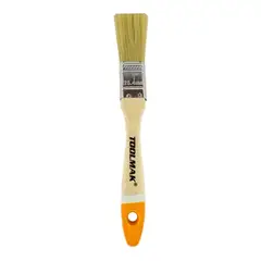 GENERICO - Brocha Para Pintar 1 Pulgadas (25mm) Mango Madera Toolmak
