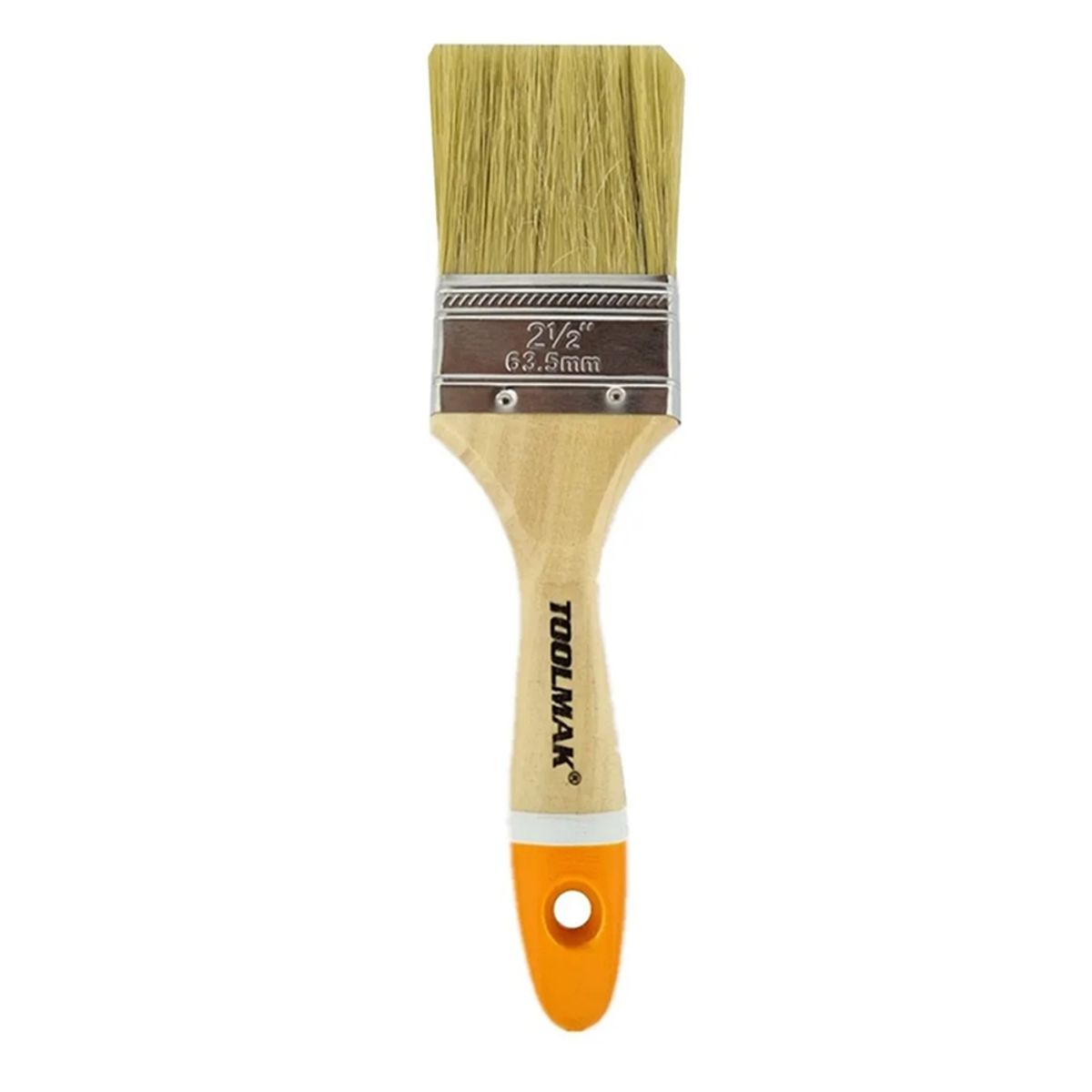 GENERICO - Brocha Para Pintar 2.5 Pulgadas (63mm) Mango Madera Toolmak