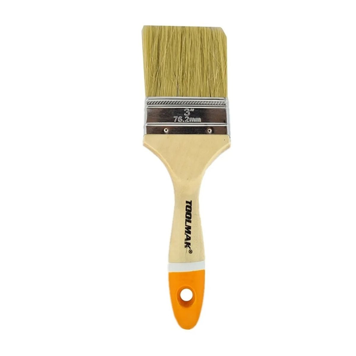GENERICO - Brocha Para Pintar 3 Pulgadas (76mm) Mango Madera Toolmak
