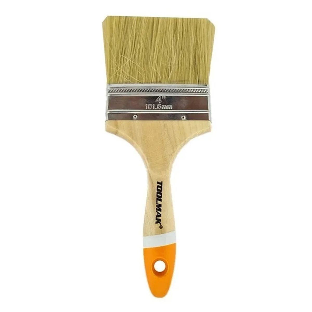 GENERICO - Brocha Para Pintar 4 Pulgadas (101mm) Mango Madera Toolmak