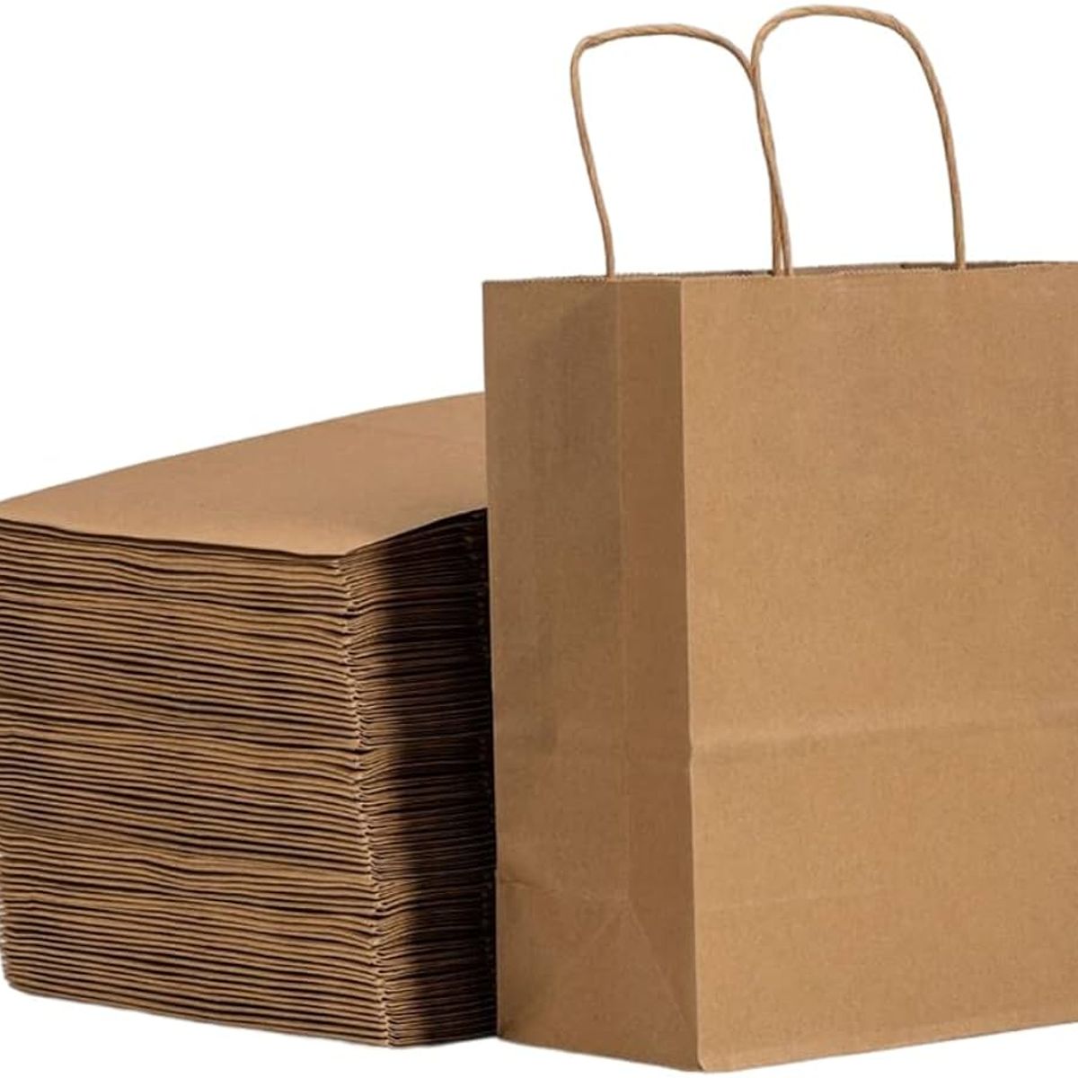 GENERICO - Bolsas de Papel Kraft 14x08x20 por 20 unidades