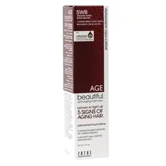 AGE BEAUTIFUL - Tinte Permanente Anti-Edad En Crema Liquida De 60 ml Castaño Calido Medio 5WB Age