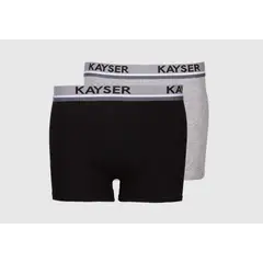 KAYSER - Pack 2xboxer corto algodón P293.07W-NEG