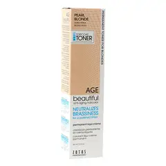 AGE BEAUTIFUL - Tinte Permanente Anti-Edad En Crema Liquida Para Cabellos Rubios De 60 ml Rubio Perla Age