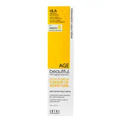 AGE BEAUTIFUL - Tinte Permanente Anti-Edad En Crema Liquida De 60 ml Aclarado Rubio Ceniza HLA Age
