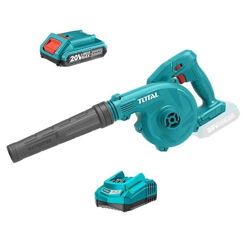 TOTAL TOOLS - Soplador Inalambrico 20v  Bateria  Cargador