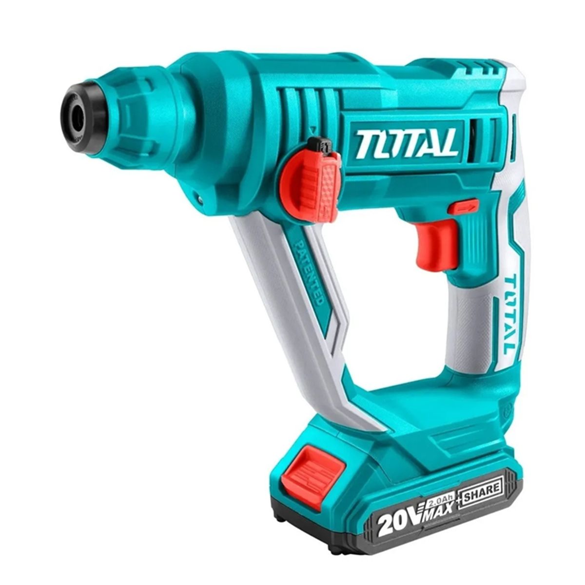 TOTAL TOOLS - Rotomartillo Inalambrico Sds Plus 20v  Bateria  Cargador