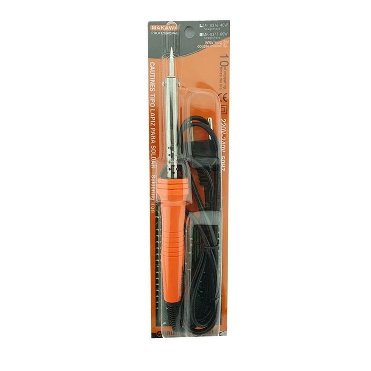 MAKAWA - Cautin Tipo Lapiz Para Soldar 40 Watts 220v Makawa Mk-0376.
