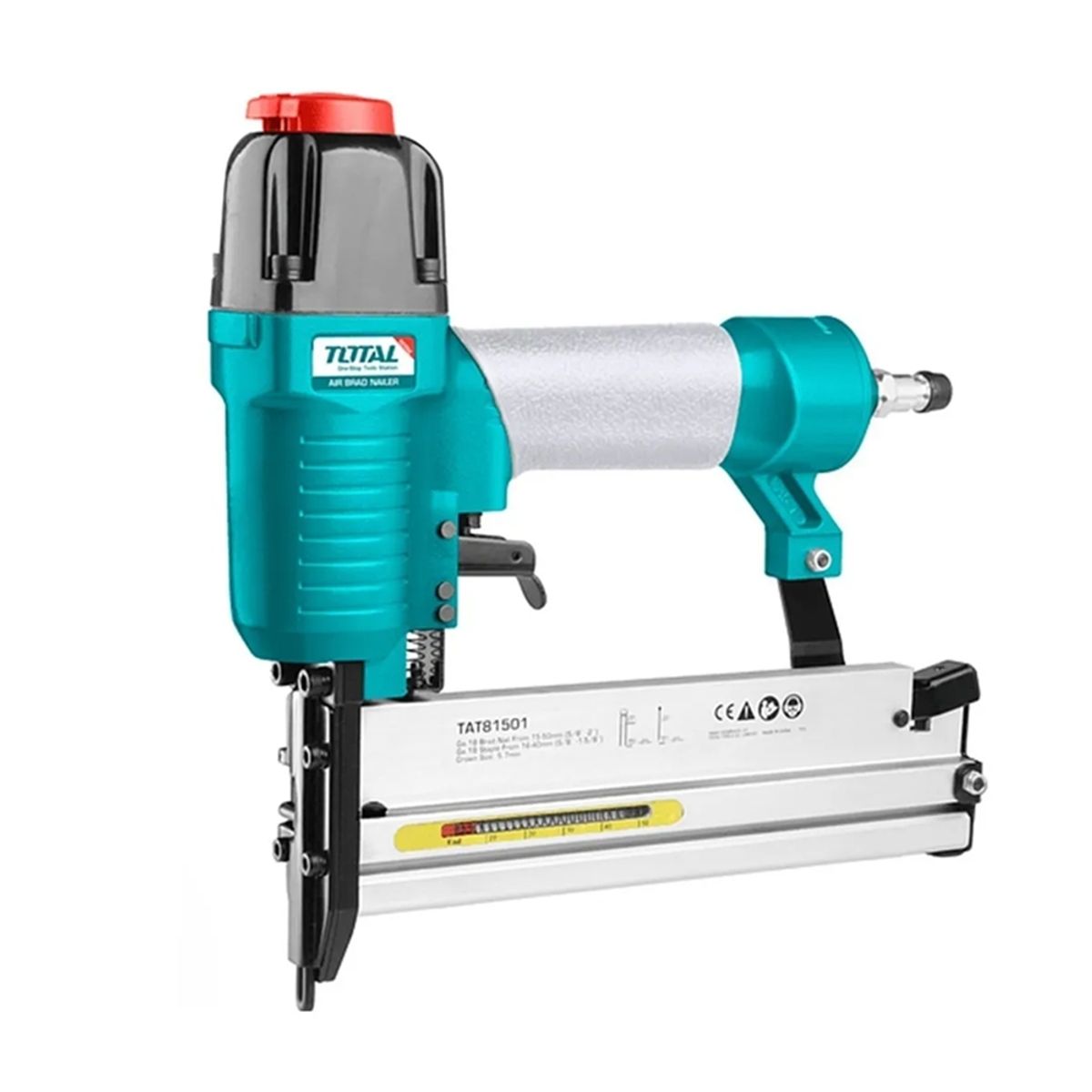 TOTAL TOOLS - Corchetera Y Clavadora 2 En 1 Neumatica