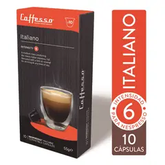 CAFFESSO - Cápsulas Italiano P/ Nespresso Int 6